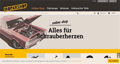 Desktop Screenshot of moparshop.de