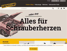 Tablet Screenshot of moparshop.de